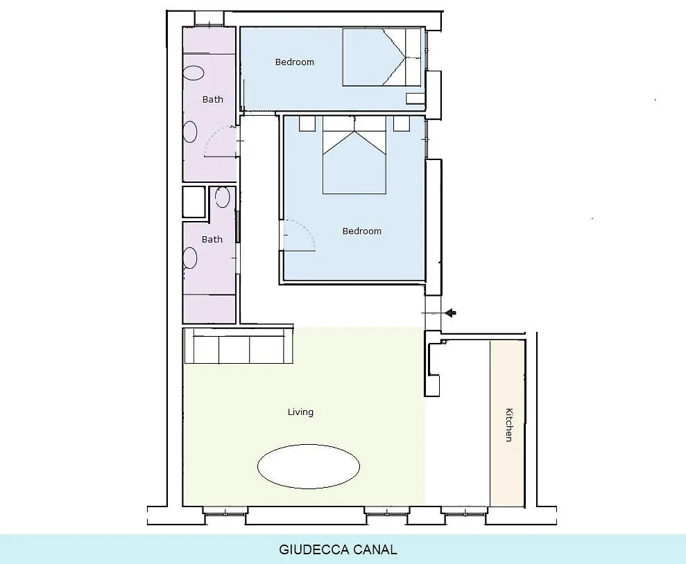 3 Windows On St Mark - Waterfront Apartment  Venice